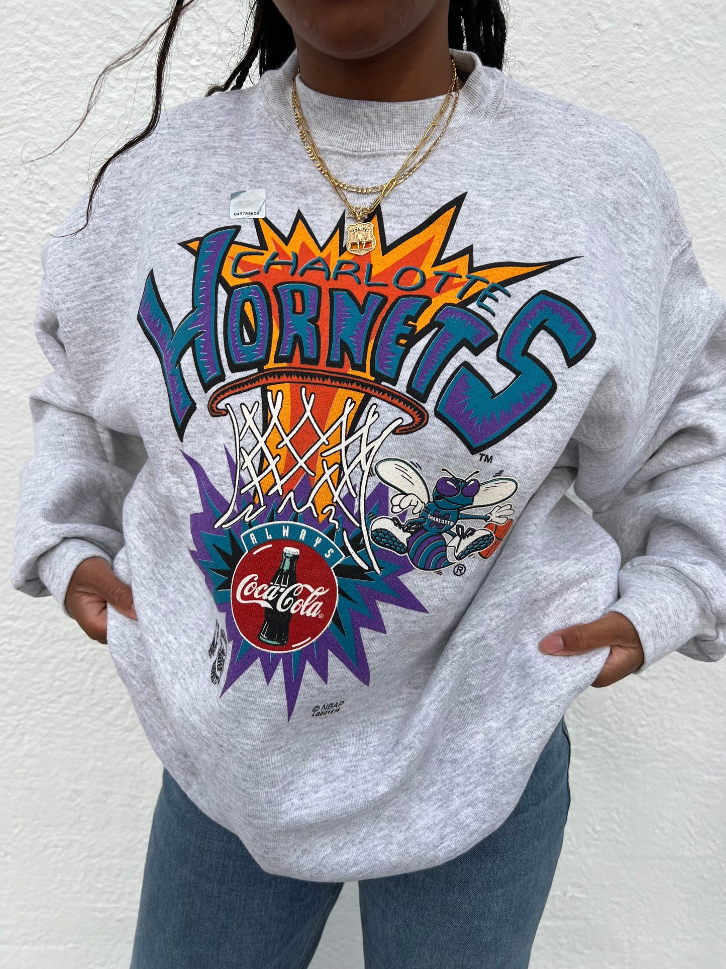 Deadstock Charlotte Hornets Logo 7 Crewneck